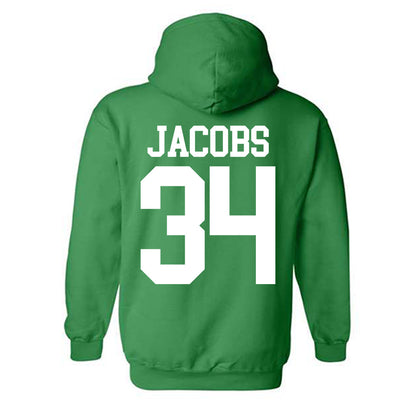 Hawaii - NCAA Men's Basketball : Akira Jacobs - Hooded Sweatshirt Classic Shersey