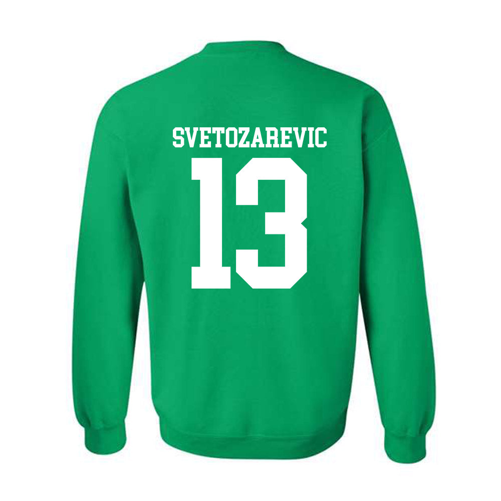 Hawaii - NCAA Men's Basketball : Matija Svetozarevic - Crewneck Sweatshirt Classic Shersey