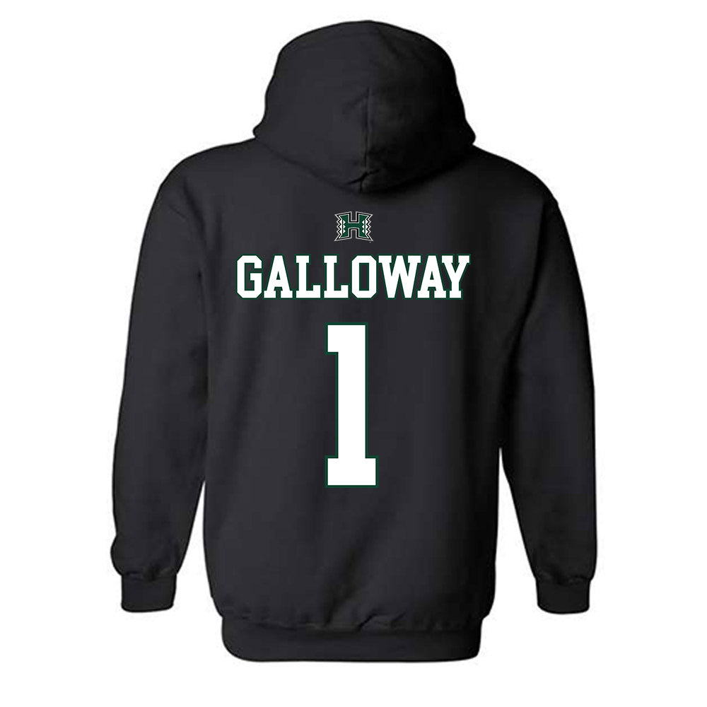 Hawaii - NCAA Men's Volleyball : Chaz Galloway Hooded Sweatshirt