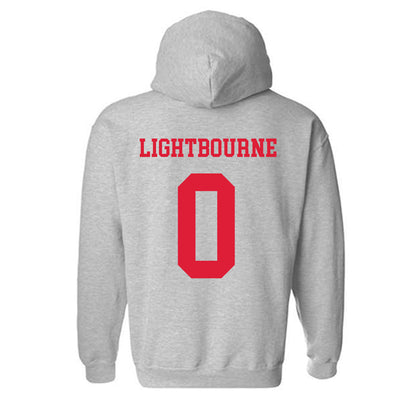 Dayton - NCAA Women's Basketball : Denika Lightbourne - Hooded Sweatshirt Classic Shersey