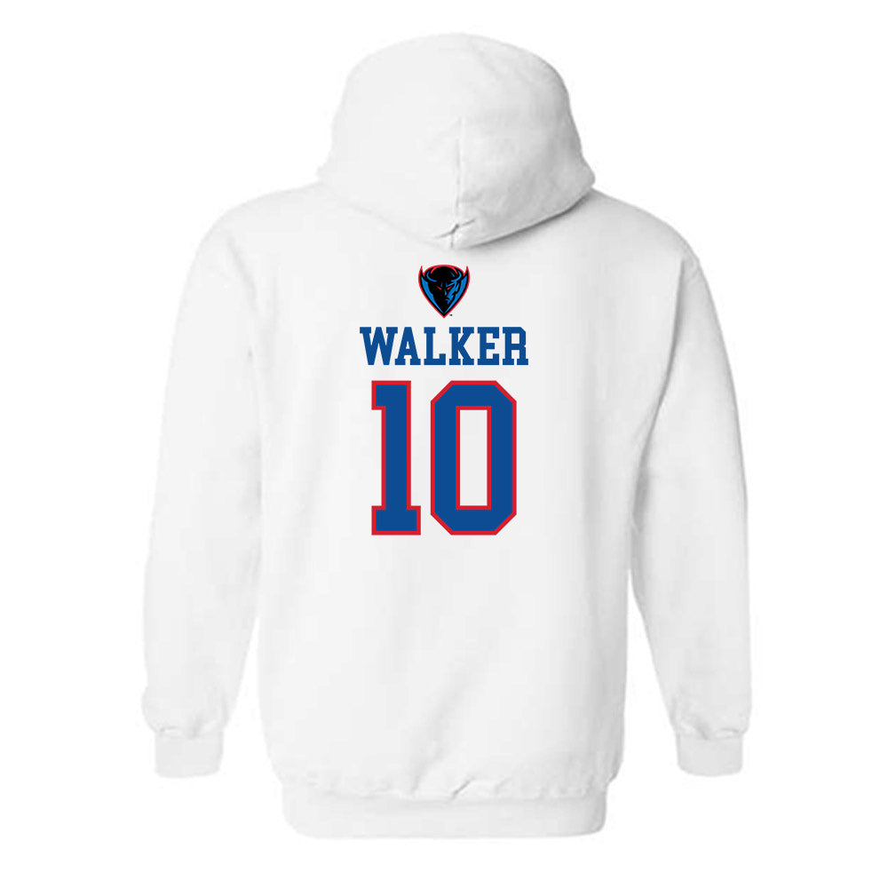 DePaul - NCAA Women's Basketball : Haley Walker - Hooded Sweatshirt Classic Shersey