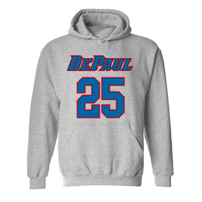 DePaul - NCAA Women's Basketball : Kate Clarke - Hooded Sweatshirt Classic Shersey