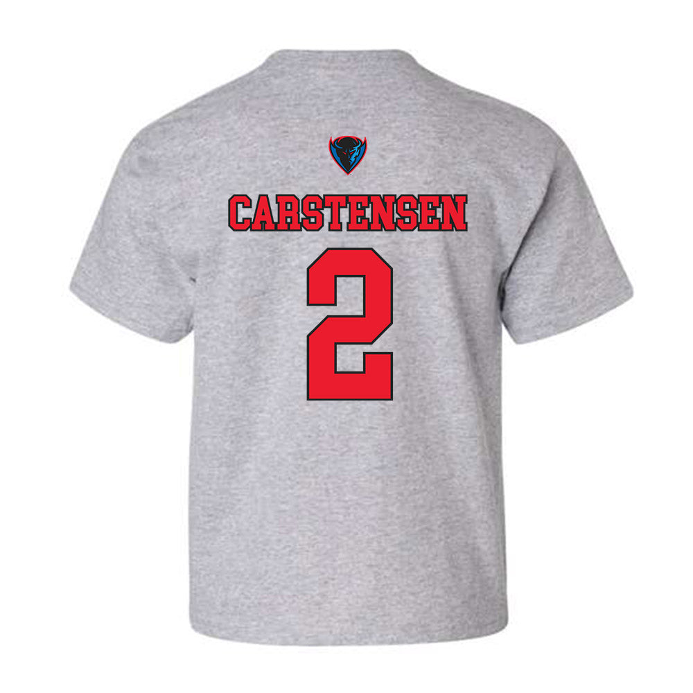 DePaul - NCAA Women's Basketball : Grace Carstensen - Youth T-Shirt Sports Shersey