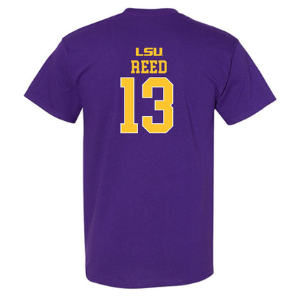 LSU - NCAA Men's Basketball : Jalen Reed - T-Shirt Sports Shersey