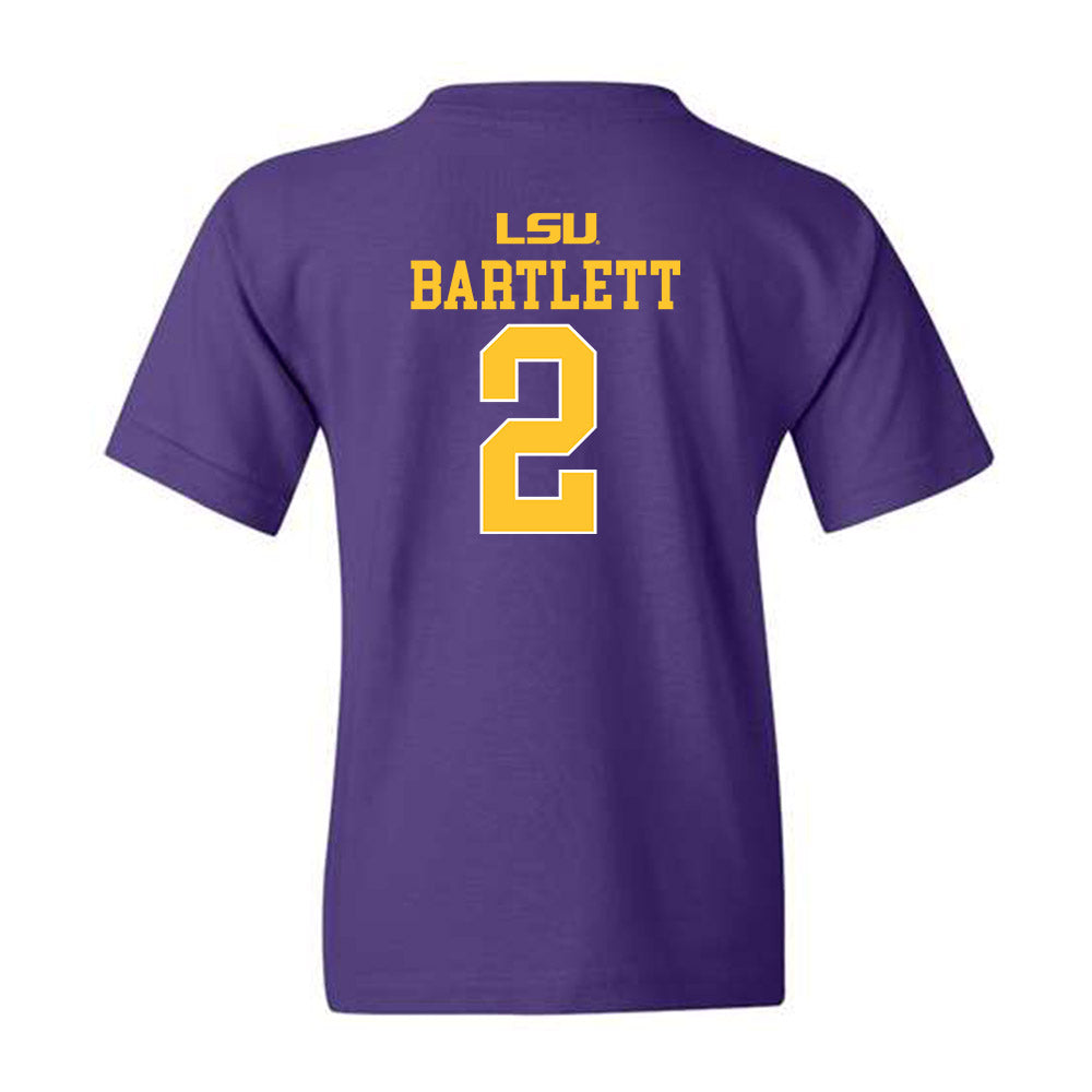 LSU - NCAA Women's Basketball : Amani Bartlett - Youth T-Shirt Sports Shersey