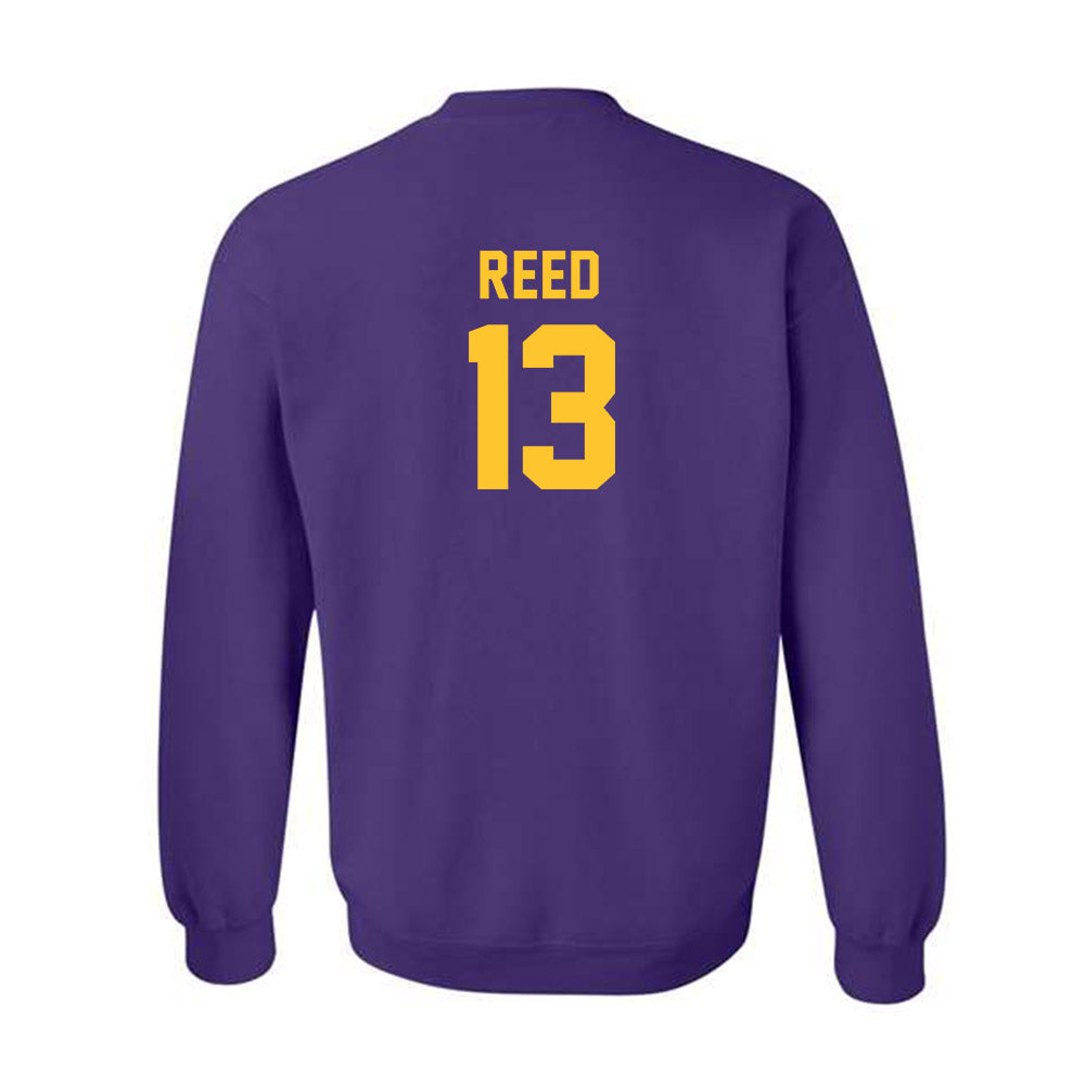 LSU - NCAA Men's Basketball : Jalen Reed - Crewneck Sweatshirt Classic Shersey