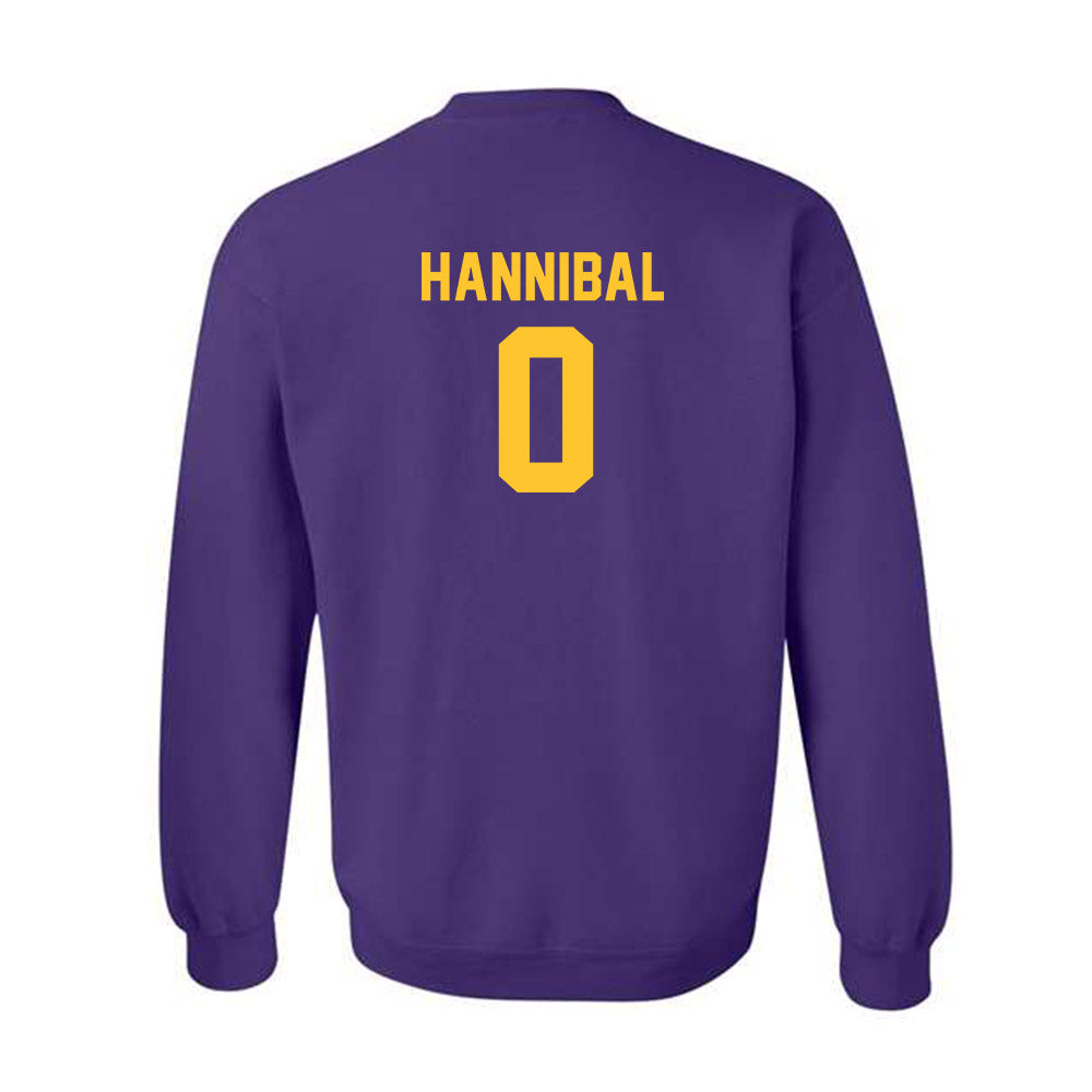 LSU - NCAA Men's Basketball : Trae Hannibal - Crewneck Sweatshirt Classic Shersey