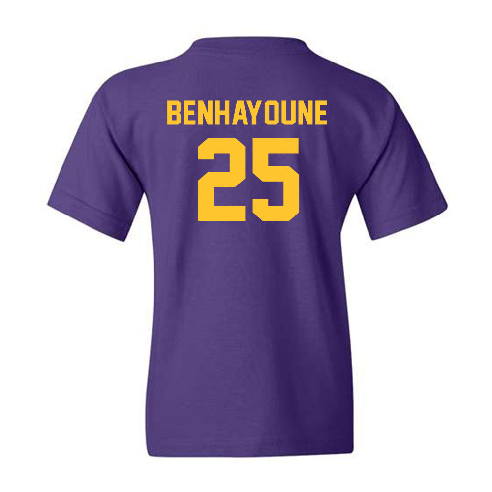 LSU - NCAA Men's Basketball : Adam Benhayoune - Youth T-Shirt Classic Shersey