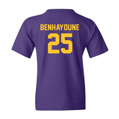 LSU - NCAA Men's Basketball : Adam Benhayoune - Youth T-Shirt Classic Shersey