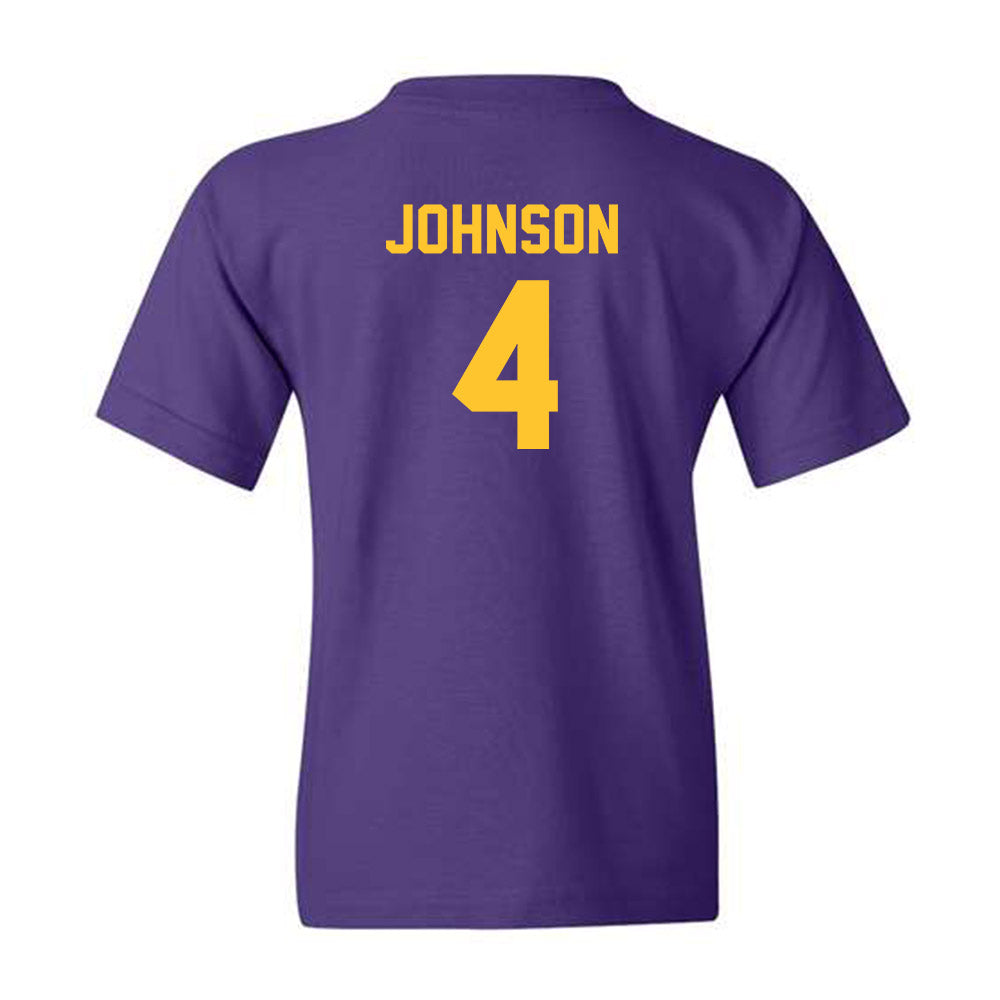 LSU - NCAA Women's Basketball : Flaujae Johnson - Youth T-Shirt Classic Shersey