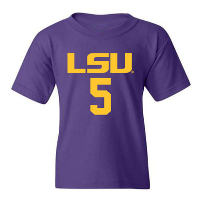 LSU - NCAA Men's Basketball : Mwani Wilkinson - Youth T-Shirt Classic Shersey