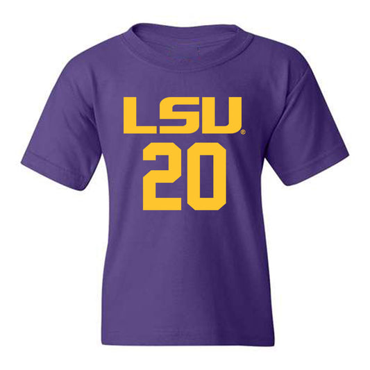 LSU - NCAA Men's Basketball : Derek Fountain - Youth T-Shirt Classic Shersey