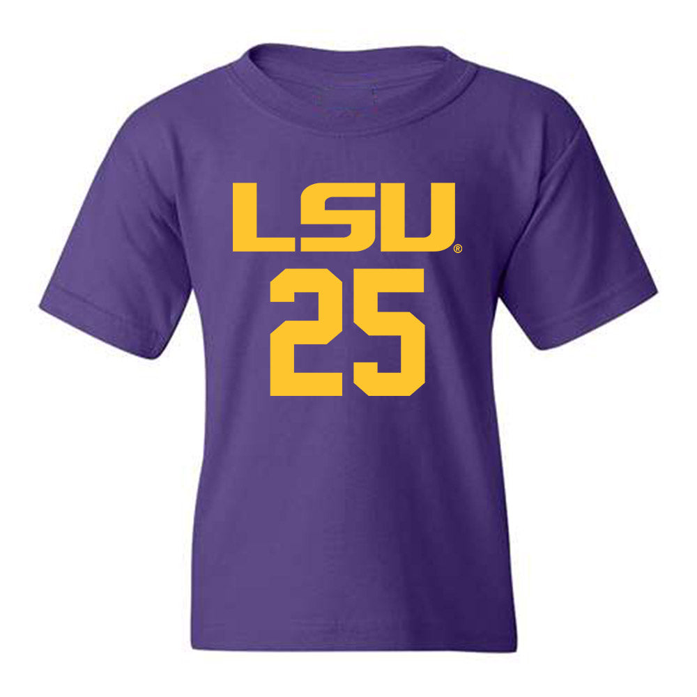 LSU - NCAA Men's Basketball : Adam Benhayoune - Youth T-Shirt Classic Shersey