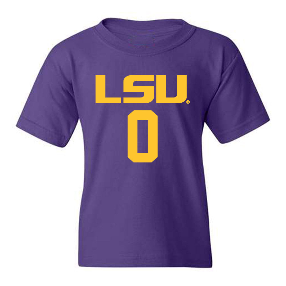 LSU - NCAA Men's Basketball : Trae Hannibal - Youth T-Shirt Classic Shersey