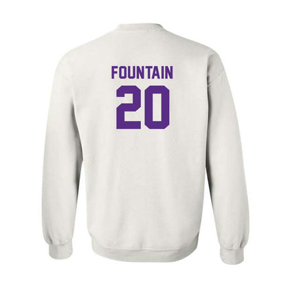 LSU - NCAA Men's Basketball : Derek Fountain - Crewneck Sweatshirt Classic Shersey