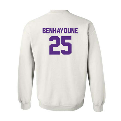 LSU - NCAA Men's Basketball : Adam Benhayoune - Crewneck Sweatshirt Classic Shersey