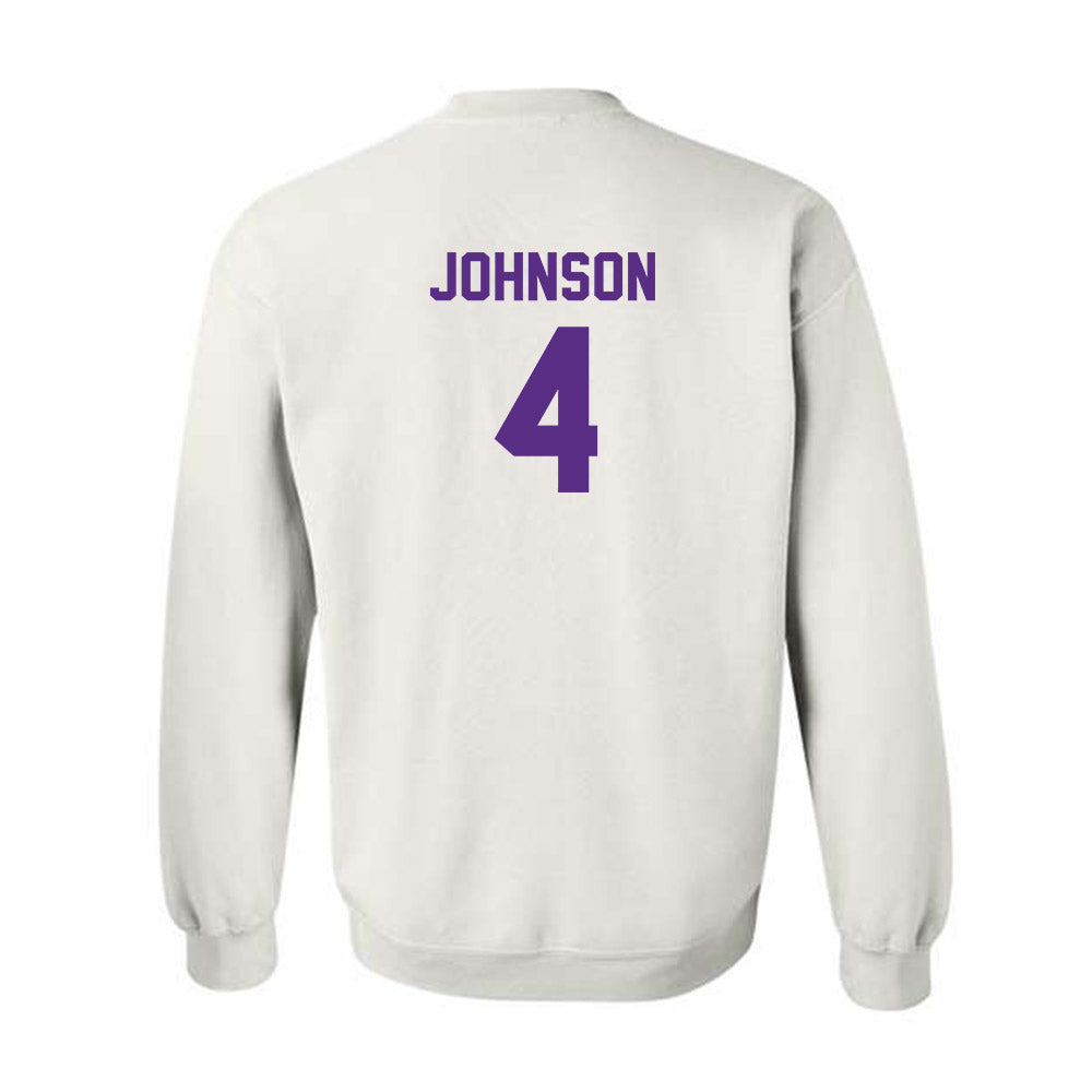LSU - NCAA Women's Basketball : Flaujae Johnson - Crewneck Sweatshirt Classic Shersey