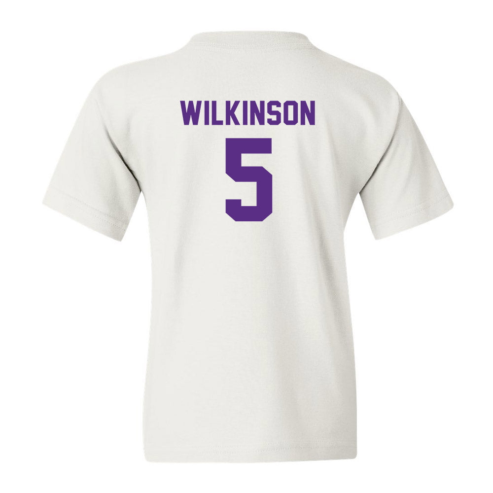 LSU - NCAA Men's Basketball : Mwani Wilkinson - Youth T-Shirt Classic Shersey