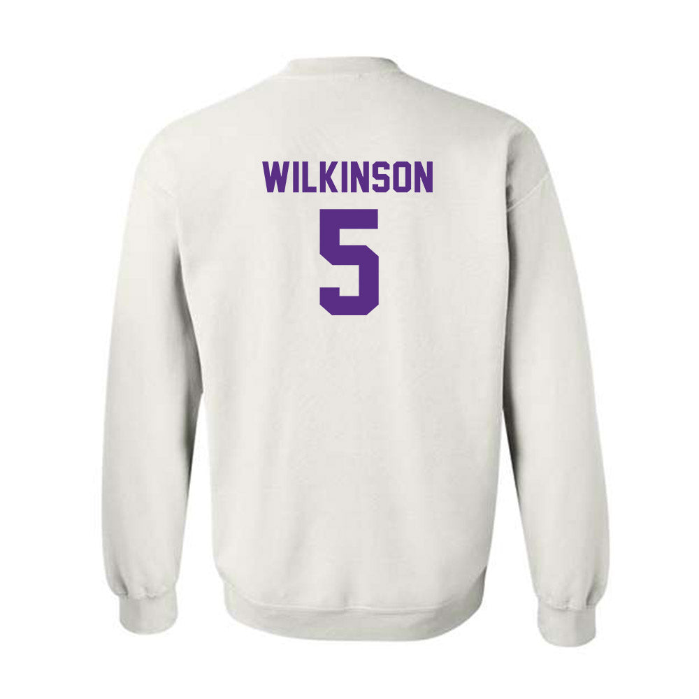 LSU - NCAA Men's Basketball : Mwani Wilkinson - Crewneck Sweatshirt Classic Shersey