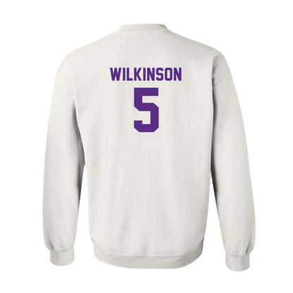 LSU - NCAA Men's Basketball : Mwani Wilkinson - Crewneck Sweatshirt Classic Shersey