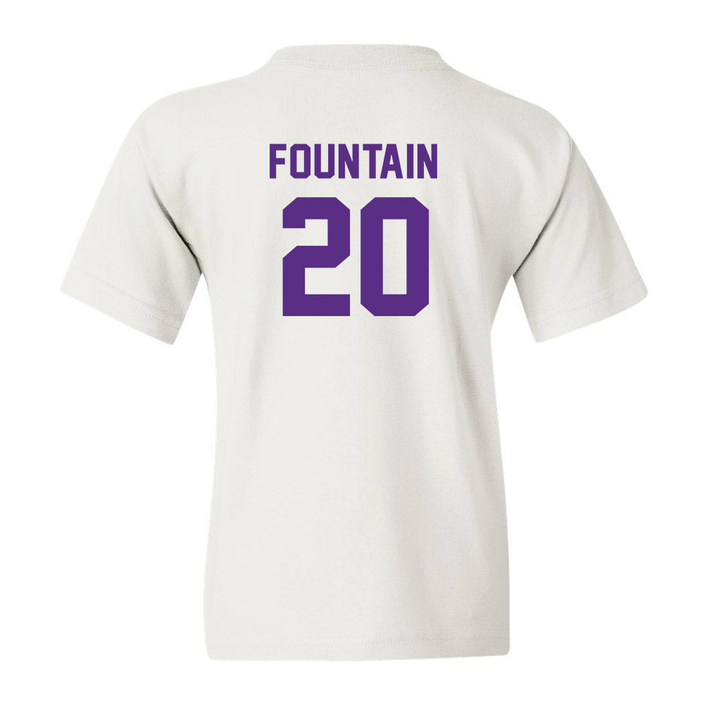 LSU - NCAA Men's Basketball : Derek Fountain - Youth T-Shirt Classic Shersey