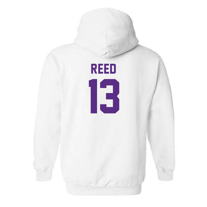 LSU - NCAA Men's Basketball : Jalen Reed - Hooded Sweatshirt Classic Shersey