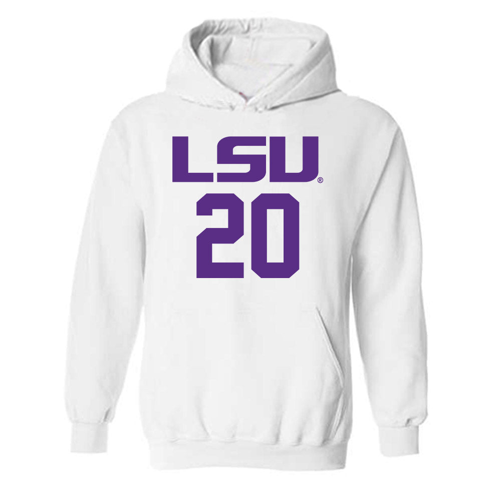 LSU - NCAA Men's Basketball : Derek Fountain - Hooded Sweatshirt Classic Shersey