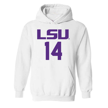 LSU - NCAA Women's Basketball : Izzy Besselman - Hooded Sweatshirt Classic Shersey