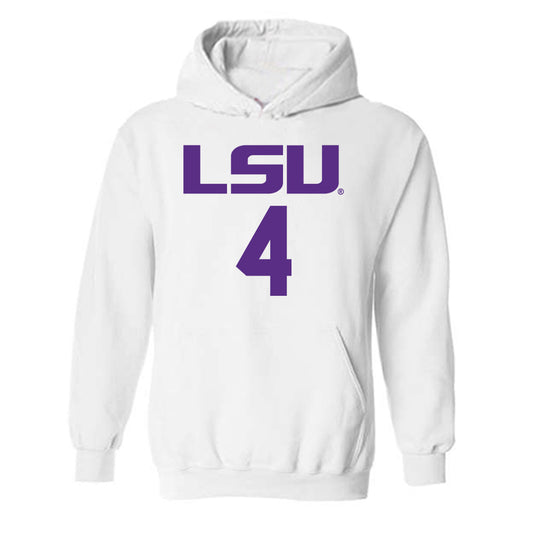LSU - NCAA Women's Basketball : Flaujae Johnson - Hooded Sweatshirt Classic Shersey