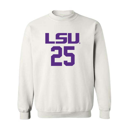 LSU - NCAA Men's Basketball : Adam Benhayoune - Crewneck Sweatshirt Classic Shersey