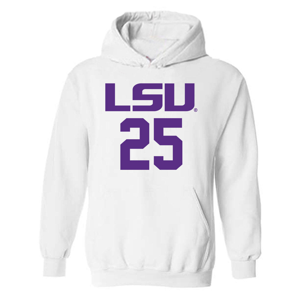 LSU - NCAA Men's Basketball : Adam Benhayoune - Hooded Sweatshirt Classic Shersey