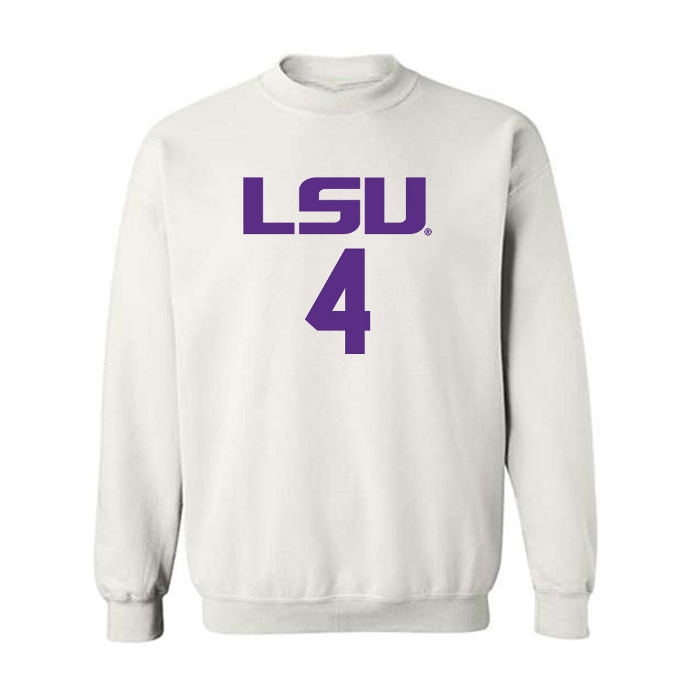 LSU - NCAA Women's Basketball : Flaujae Johnson - Crewneck Sweatshirt Classic Shersey
