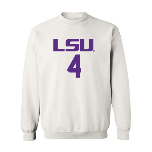 LSU - NCAA Women's Basketball : Flaujae Johnson - Crewneck Sweatshirt Classic Shersey