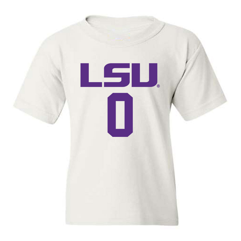 LSU - NCAA Men's Basketball : Trae Hannibal - Youth T-Shirt Classic Shersey