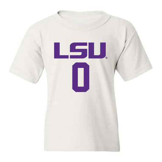 LSU - NCAA Men's Basketball : Trae Hannibal - Youth T-Shirt Classic Shersey