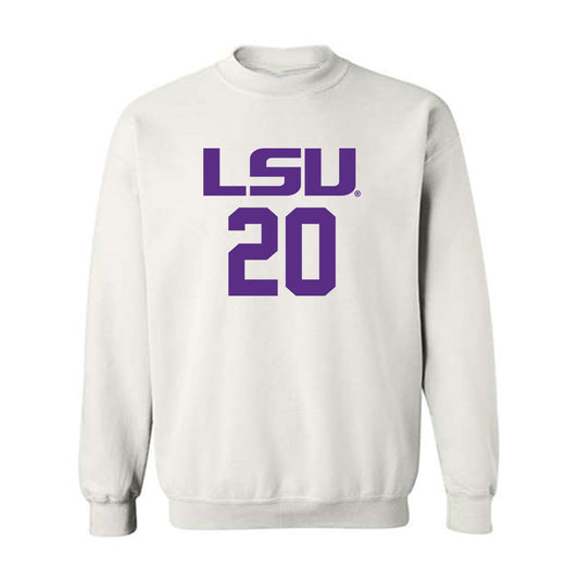 LSU - NCAA Men's Basketball : Derek Fountain - Crewneck Sweatshirt Classic Shersey