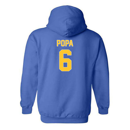 Pittsburgh - NCAA Baseball : Dom Popa - Hooded Sweatshirt Classic Shersey