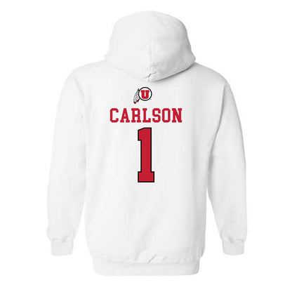 Utah - NCAA Men's Basketball : Ben Carlson - Hooded Sweatshirt Classic Shersey