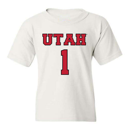 Utah - NCAA Men's Basketball : Ben Carlson - Youth T-Shirt Classic Shersey