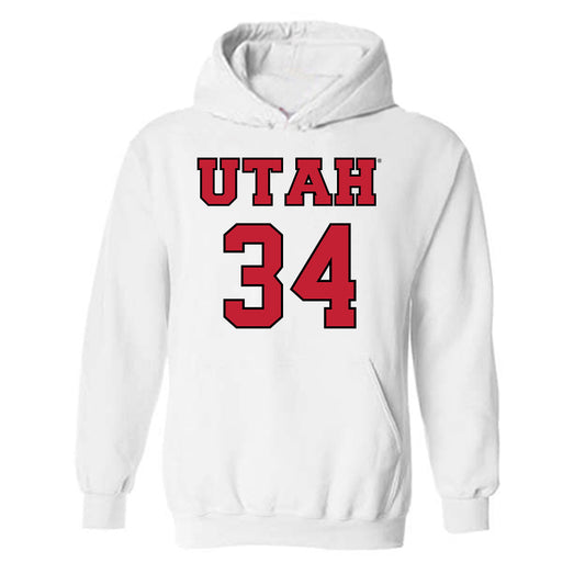 Utah - NCAA Women's Basketball : Dasia Young - Hooded Sweatshirt Classic Shersey