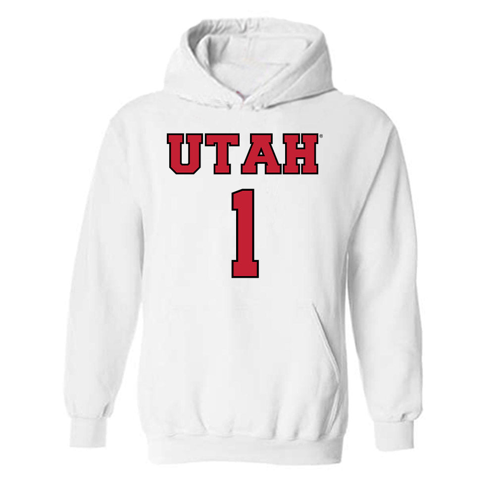 Utah - NCAA Men's Basketball : Ben Carlson - Hooded Sweatshirt Classic Shersey