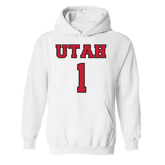 Utah - NCAA Men's Basketball : Ben Carlson - Hooded Sweatshirt Classic Shersey