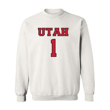 Utah - NCAA Men's Basketball : Ben Carlson - Crewneck Sweatshirt Classic Shersey