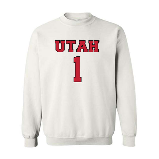 Utah - NCAA Men's Basketball : Ben Carlson - Crewneck Sweatshirt Classic Shersey