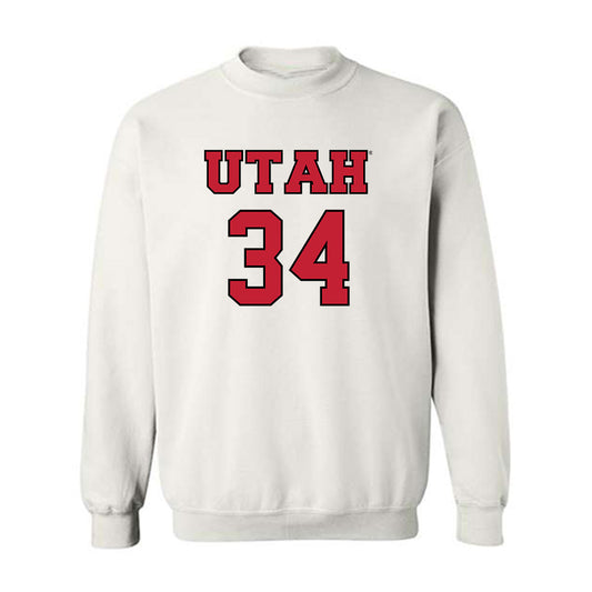Utah - NCAA Women's Basketball : Dasia Young - Crewneck Sweatshirt Classic Shersey