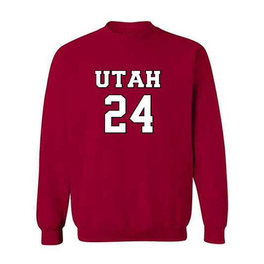 Utah - NCAA Women's Basketball : Kennady McQueen - Crewneck Sweatshirt Classic Shersey