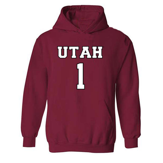 Utah - NCAA Men's Basketball : Ben Carlson - Hooded Sweatshirt Classic Shersey