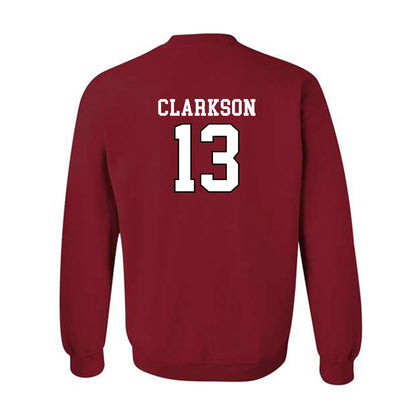 Utah - NCAA Baseball : TJ Clarkson - Crewneck Sweatshirt Classic Shersey