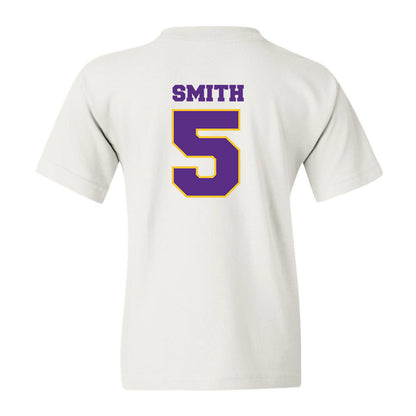 LSU - NCAA Women's Basketball : Sa'Myah Smith - Youth T-Shirt Sports Shersey