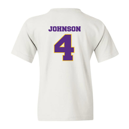 LSU - NCAA Women's Basketball : Flaujae Johnson - Youth T-Shirt Sports Shersey